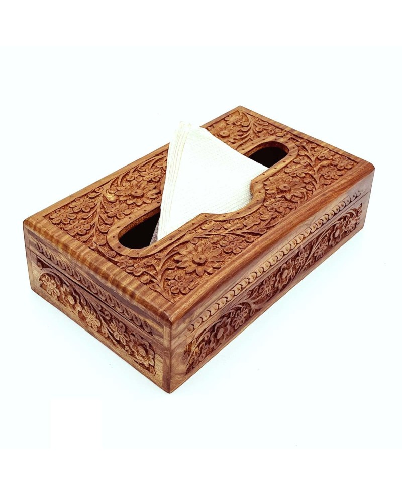 Carved Design Napkin Holder Carved Design Napkin Holder