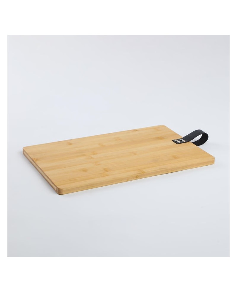 Chopping Board With Leather Handle Chopping Board With Leather Handle