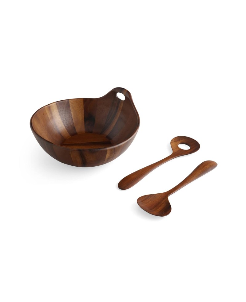 Portables Wood Salad Bowl