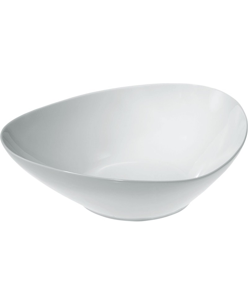 White Porcelain Salad Bowl