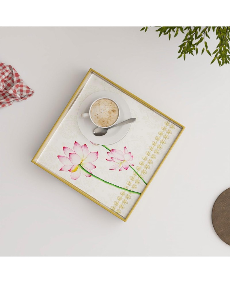 Square Wooden Tray