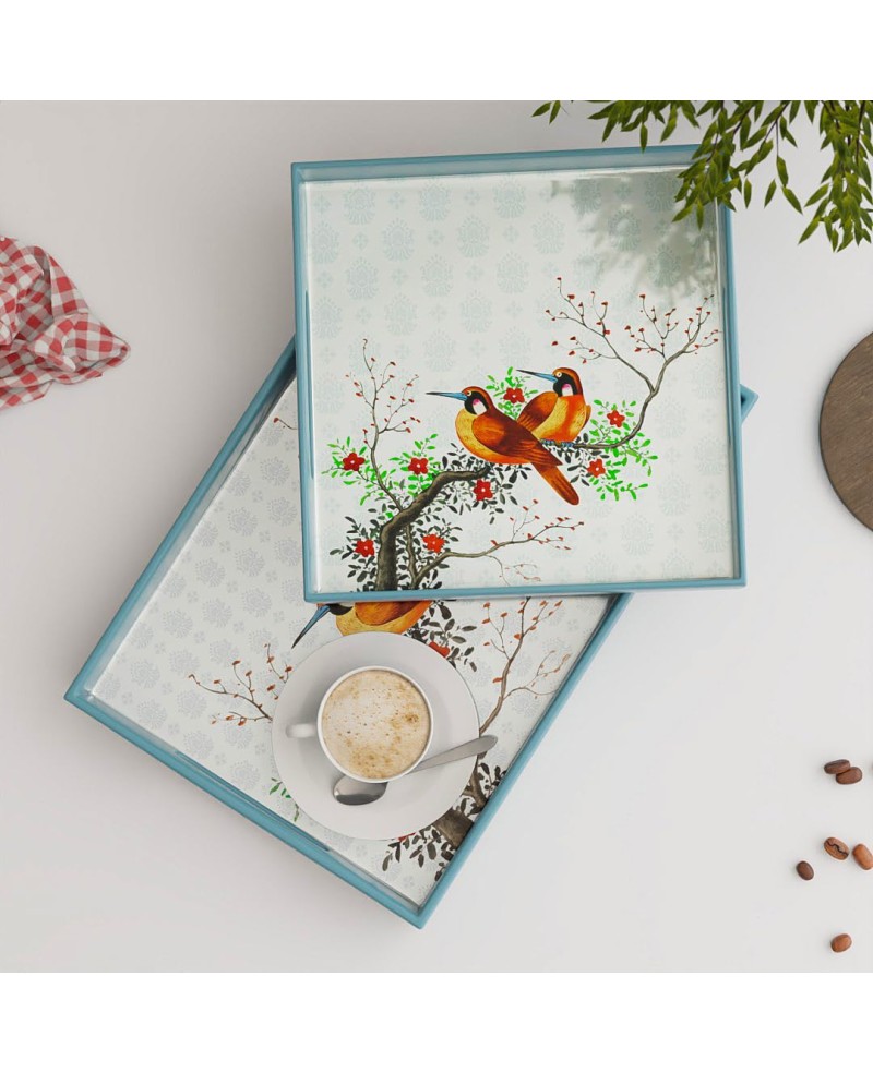 Combo Wooden Tray Set