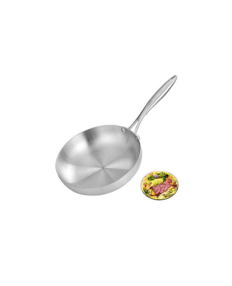 Three Layer Steel Frying Pan