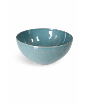 Capiz Verde Green Porcelain Serving Bowl